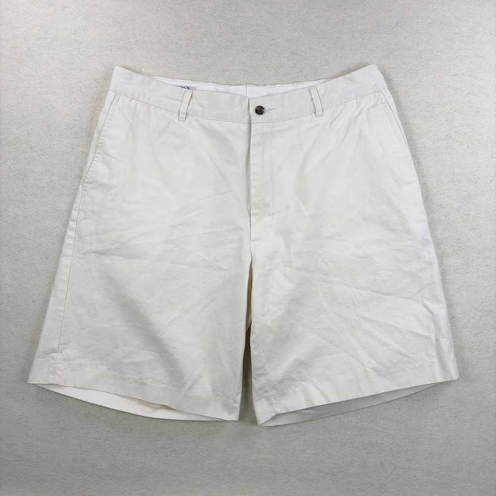 Murrays Toggery Shop Nantucket Reds White Cotton Canvas Shorts Mens 36